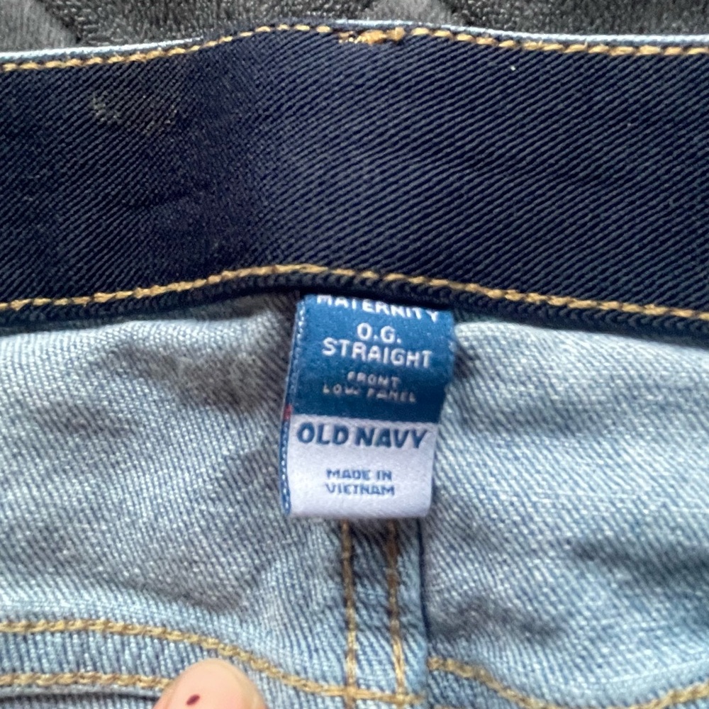 Old Navy Light Blue Maternity Jean shorts